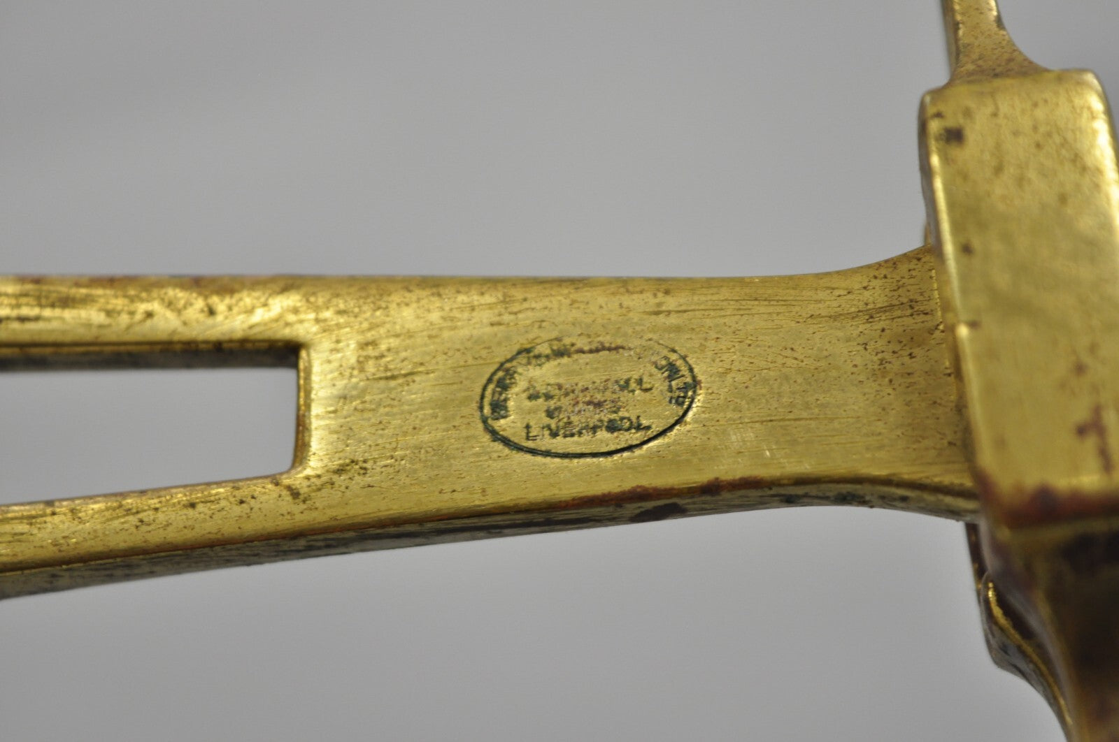 Antique W.& T. Avery English Victorian Brass & Porcelain Balance Beam Scale