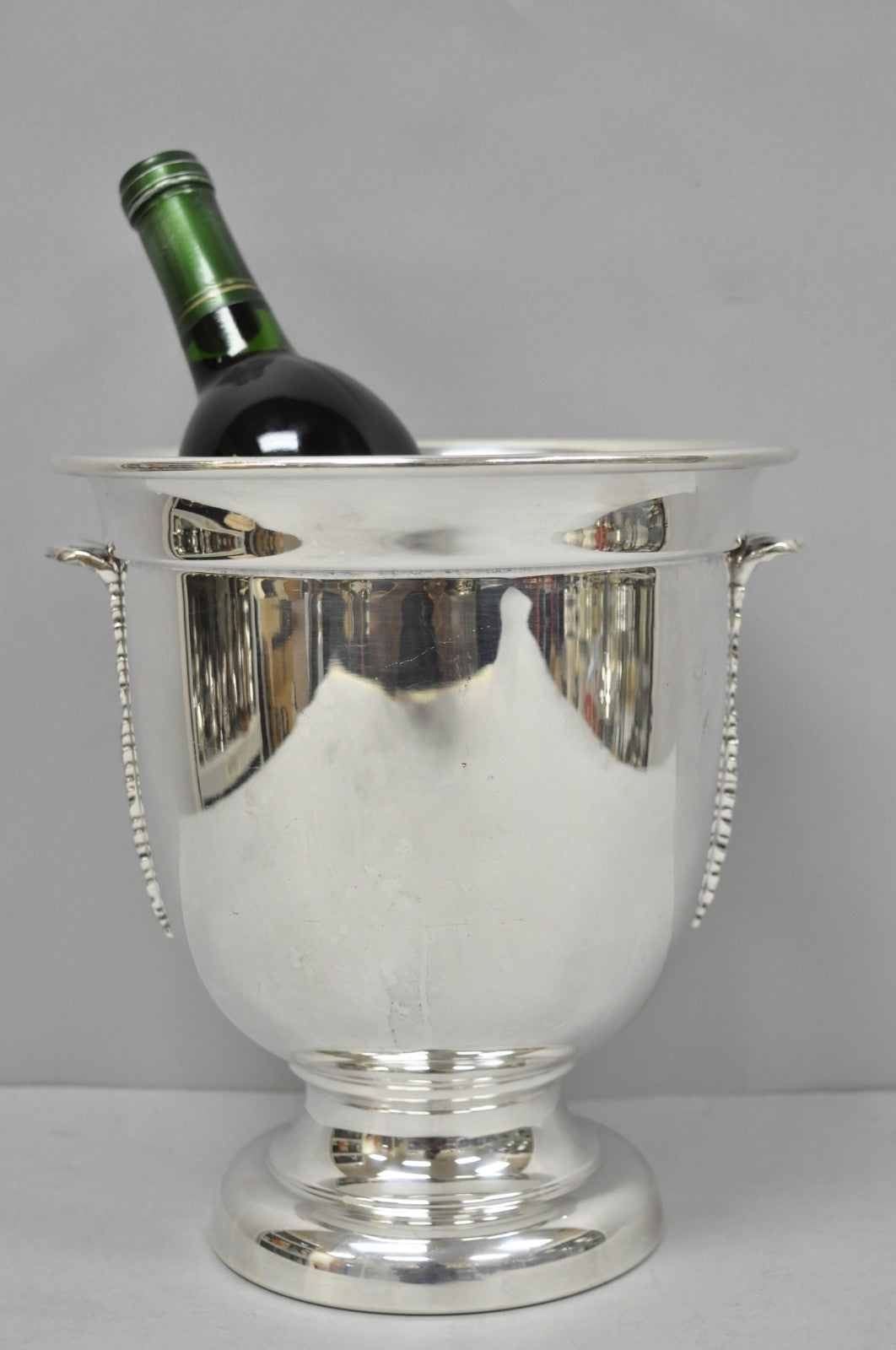 Vintage Sheffield English Regency Silver Plated Champagne Chiller Ice Bucket