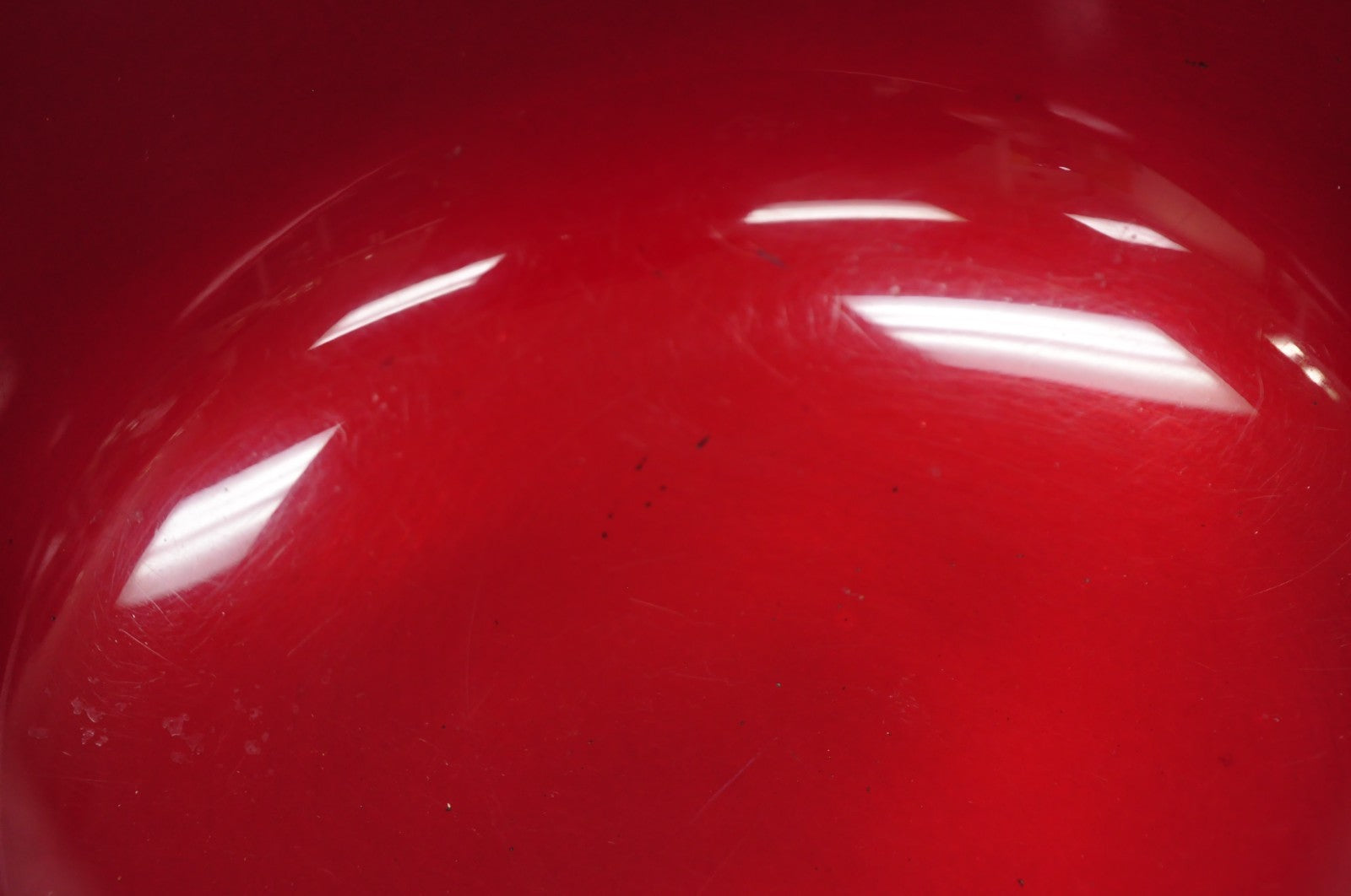 Vintage Mid Century Modern Reed & Barton 104 Silver Plated Red Enamel Bowl