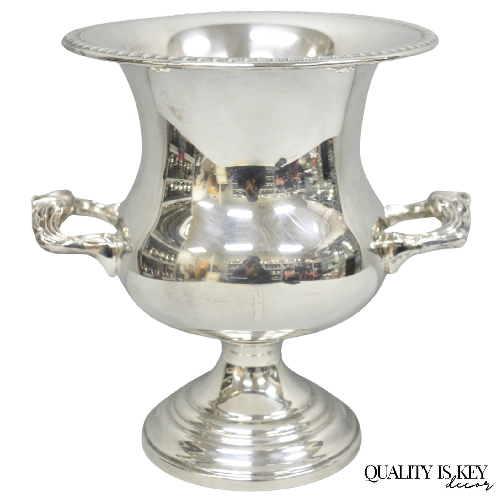 Vintage Sheridan Silver Plated Trophy Cup Urn Champagne Chiller Ice Bucket