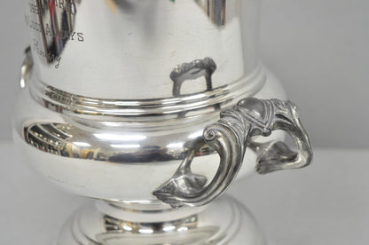 Vintage FB Rogers Silver Plated Trophy Cup Champagne Chiller Ice Bucket Engraved