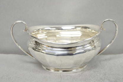 Antique "Unity" AI Silver Plated Edwardian Sugar Bowl & Creamer Milk Jug England