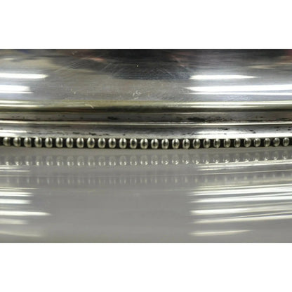 Antique English Sheffield Regency Silver Plated Meat Dish Serving Cover Dome Lid