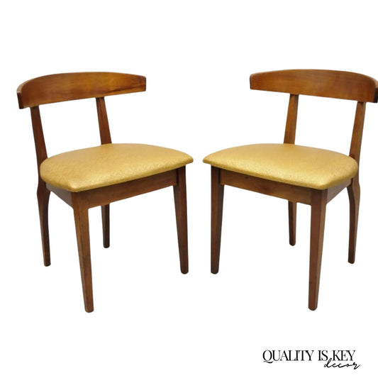 Vintage John Van Koert Drexel "Counterpoint" Cherry Dining Side Chair - a Pair