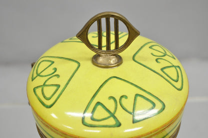 Repro Art Nouveau Lidded Serving Dish Sugar Bowl Tureen on Stand after WMF