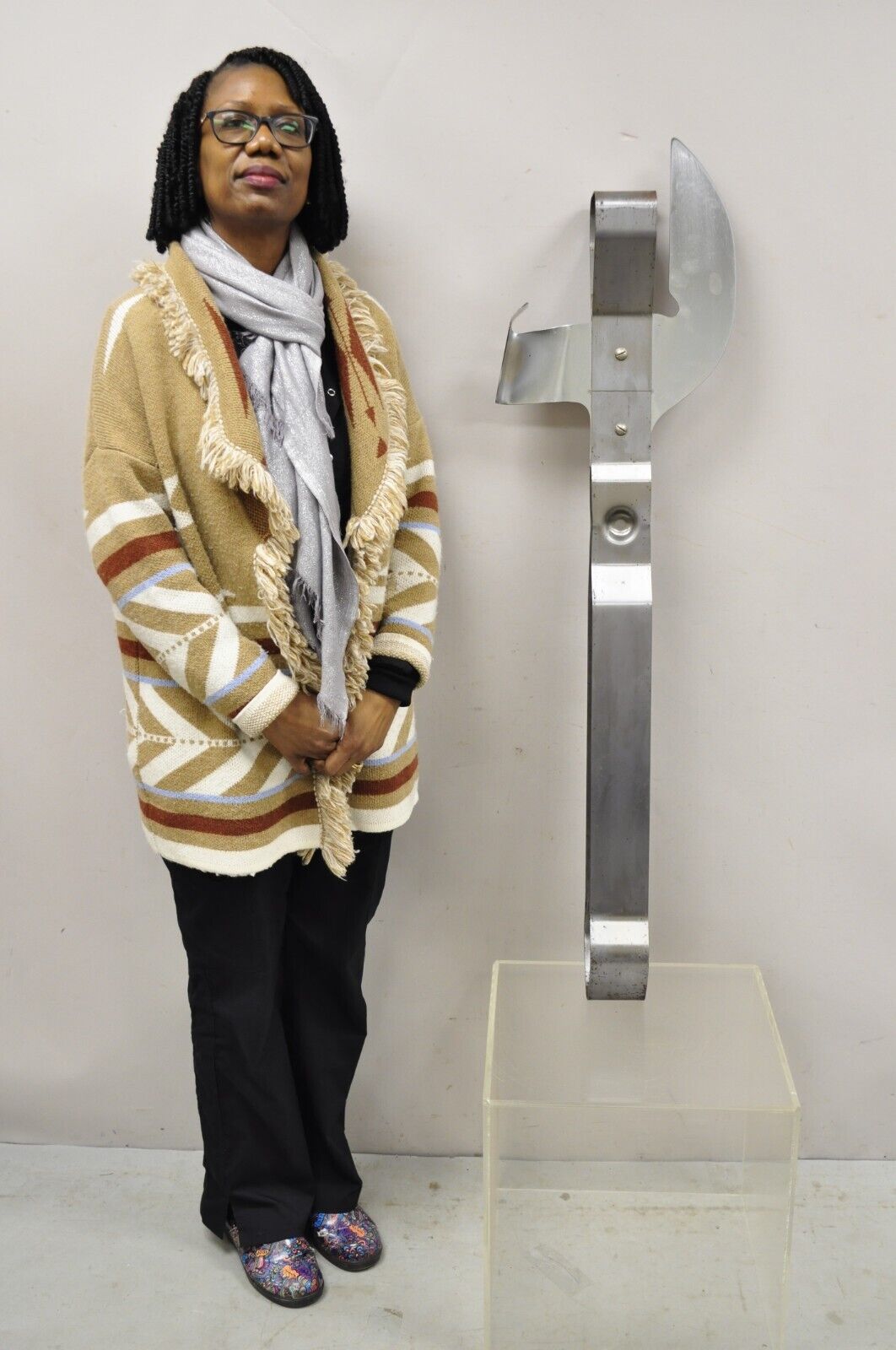 Large 48" Curtis Jere MCM Corkscrew Bottle Opener Pop Wall Art Sculpture