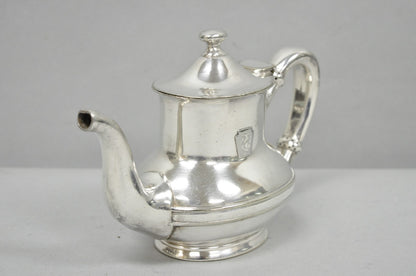 Antique Pennsylvania Railroad PRR Reed & Barton Small Silver Plated Teapot