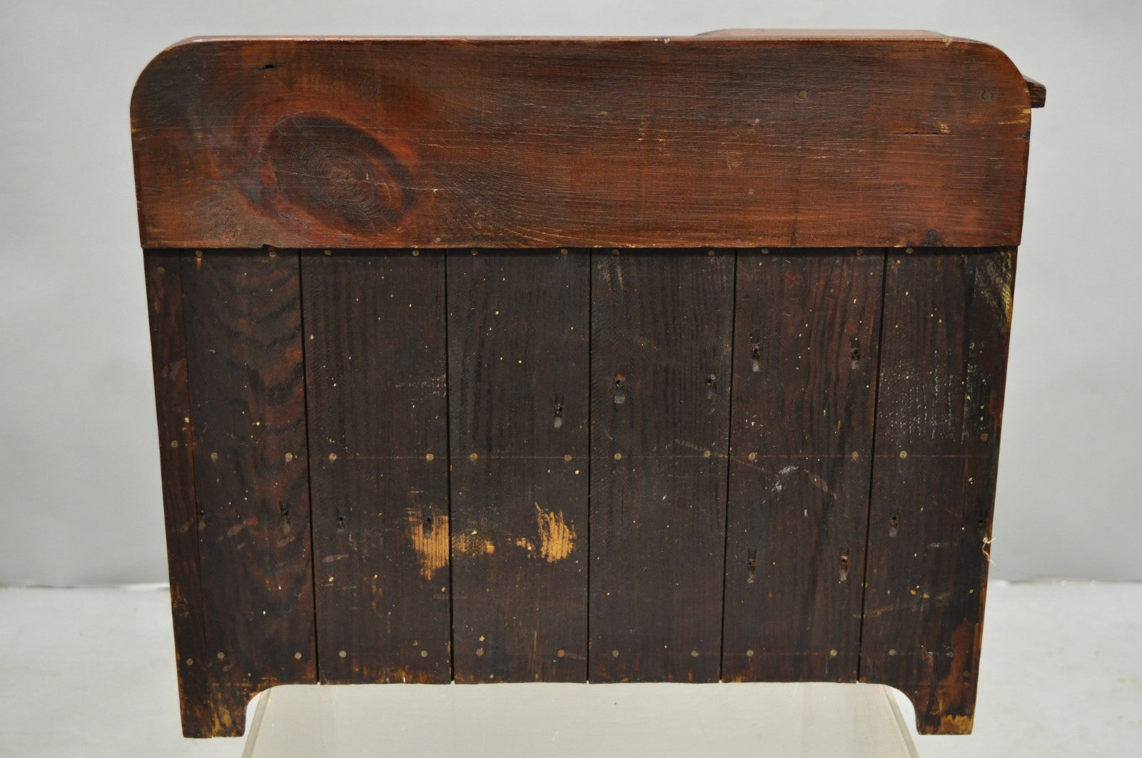 Antique Salesman Sample Primitive Miniature Pine Wood Small Dry Sink Washstand