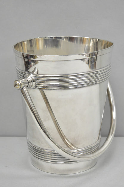 International Wilcox English Regency Silver Plated Champagne Ice Bucket "S" Mono