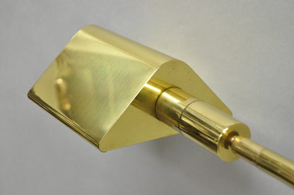 Vintage Chapman Mid Century Modern Adjustable Brass Reading Pharmacy Floor Lamp