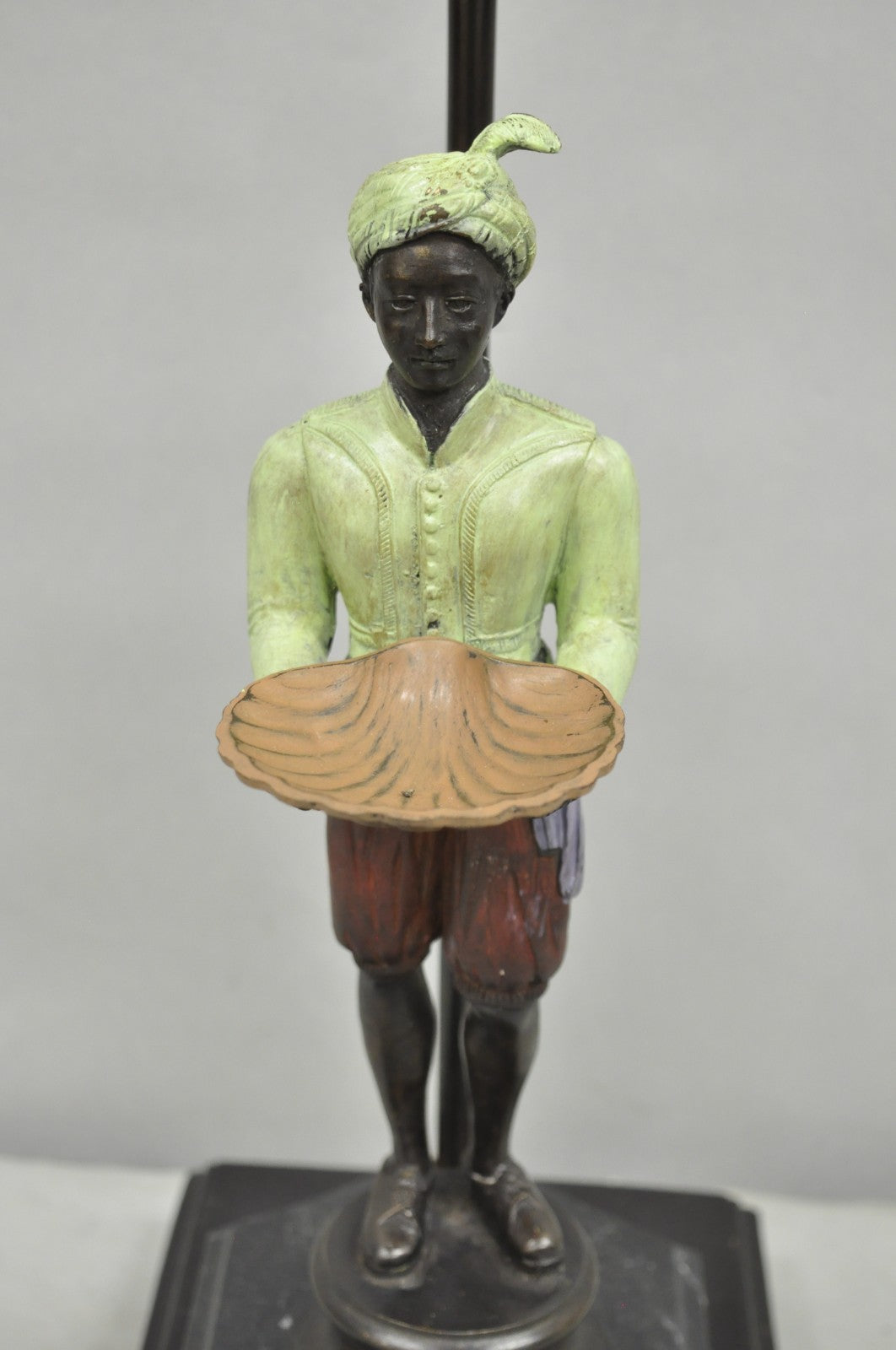 John Richard Egyptian Moorish Figural Butler Servant Table Lamp