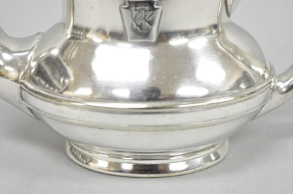 Antique Pennsylvania Railroad PRR Reed & Barton Small Silver Plated Teapot