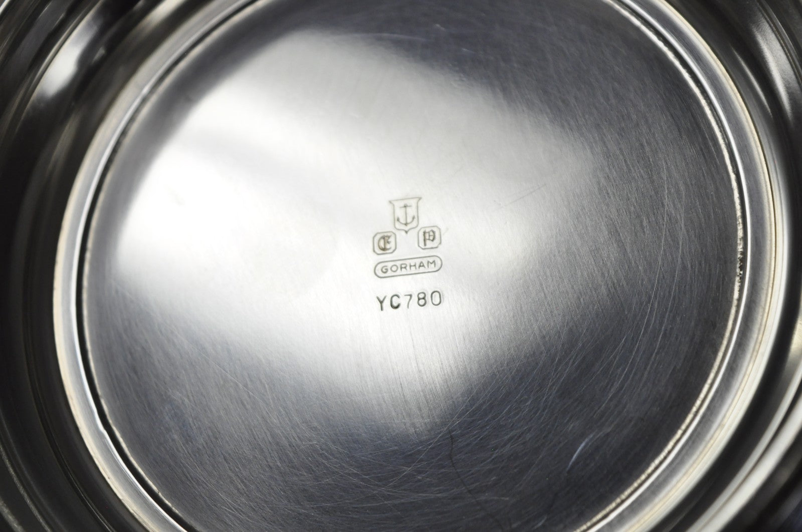 Vintage Mid Century Modern Gorham YC780 8" Silver Plated Serving Bowl (C)