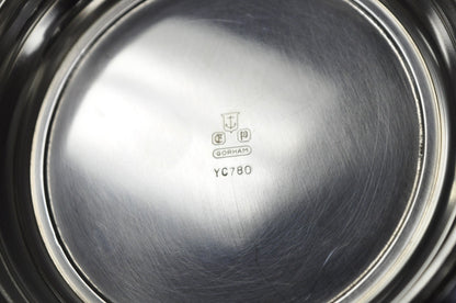 Vintage Mid Century Modern Gorham YC780 8" Silver Plated Serving Bowl (C)