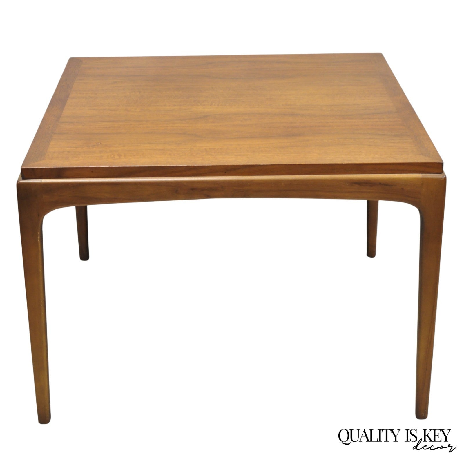 Vintage Lane Altavista Walnut "Rhythm" Mid Century Modern Square Coffee Table