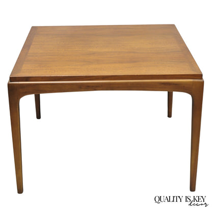 Vintage Lane Altavista Walnut "Rhythm" Mid Century Modern Square Coffee Table