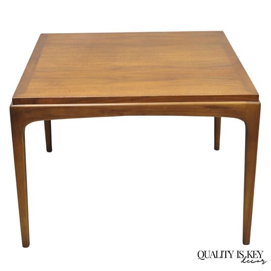 Vintage Lane Altavista Walnut "Rhythm" Mid Century Modern Square Coffee Table