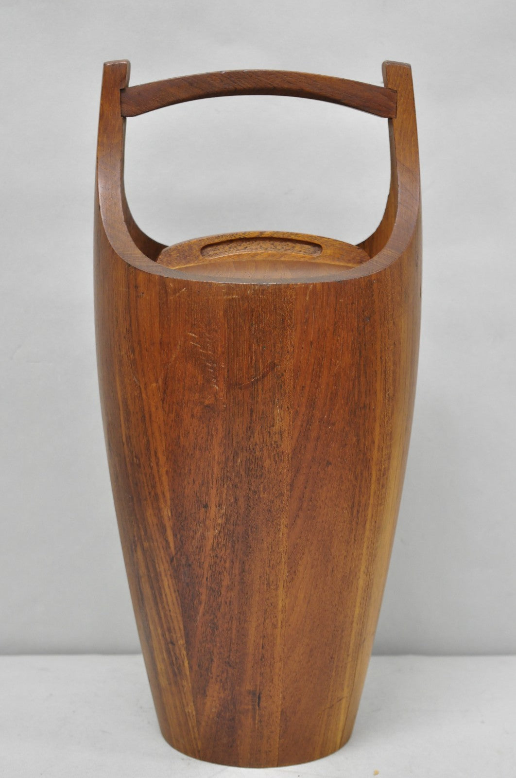 Vintage Mid Century Danish Modern Staved Teak Jens Quistgaard Ice Bucket  Dansk