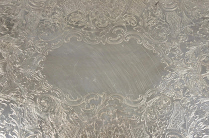 Vintage Poole EPCA Sevenoaks 650 Large Silver Plated Serving Platter Bar Tray