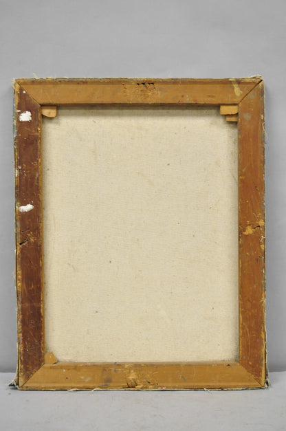 Vintage 1960s Samuel Heller "Women with Child" Oil on Canvas Painting, Signed