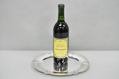 Vintage Art Deco WM Rogers 411 Silver Plated Small Oval Scalloped 11" Dish Tray