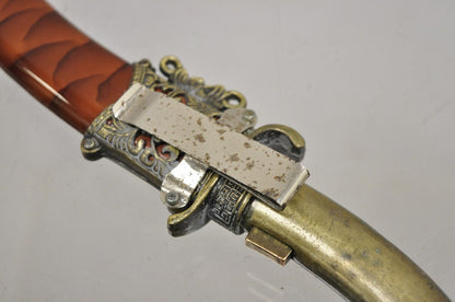 Decorative Persian Arab Decorative Metal Dagger Knife in Sheath