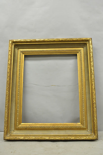 Vintage Large 42x36 French Louis XV Style Gold Gilt Wall Art Picture Frame
