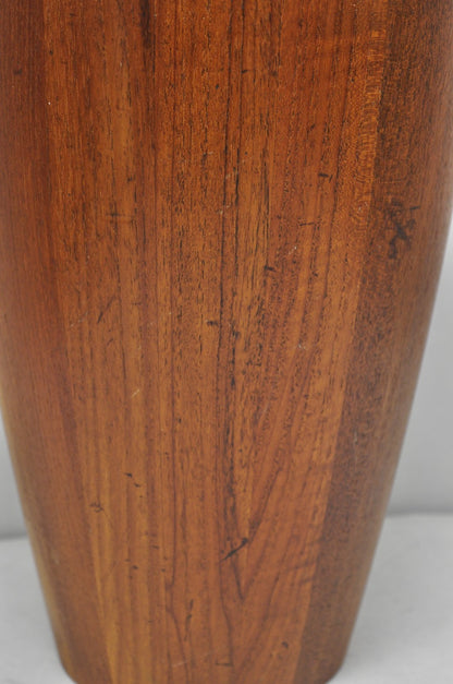 Vintage Mid Century Danish Modern Staved Teak Jens Quistgaard Ice Bucket  Dansk