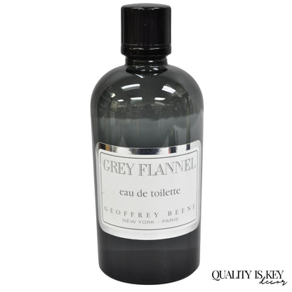 Large 9" Glass Dummy Bottle Geoffrey Beene Grey Flannel Perfume Store Display