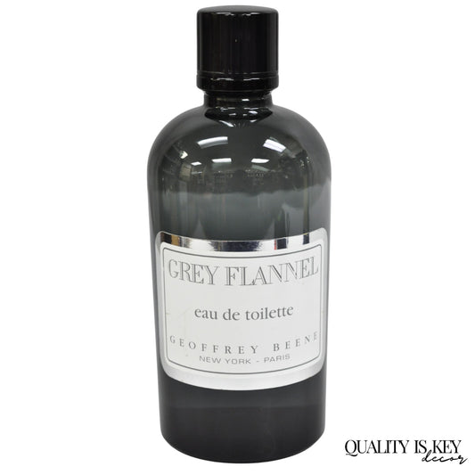 Large 9" Glass Dummy Bottle Geoffrey Beene Grey Flannel Perfume Store Display