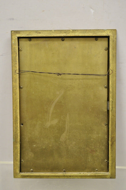 Antique Gothic Bronze Wall Hanging Altar Door Tabernacle with Chalice (B)
