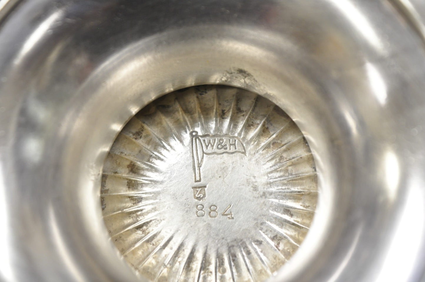 Antique Walker & Hall Silver Plated Swing Handle Pedestal Fruit Bride's Basket