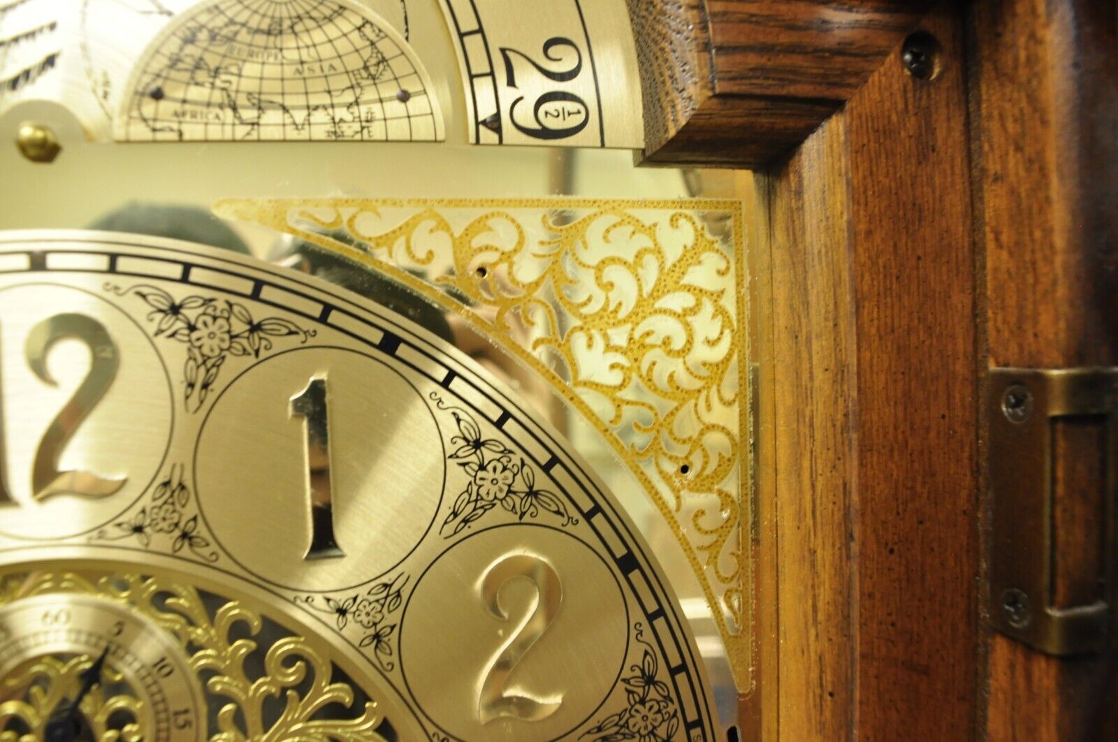 The Walden Ridge Ridgeway Grandfather Clock Oak Tall Case