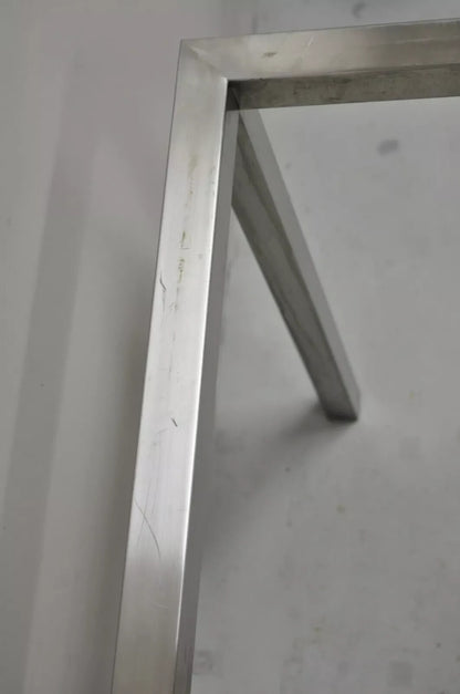 Design Institute of America Steel Mid Century Modern 58" Long Console Hall Table
