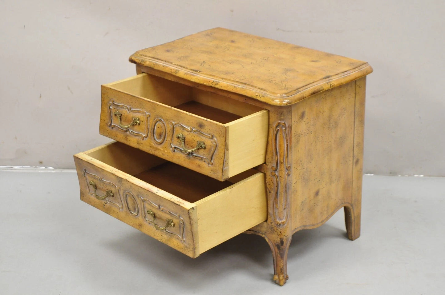 Vintage Italian Salesman Sample Louis XV Commode Jewelry Box Miniature Chest