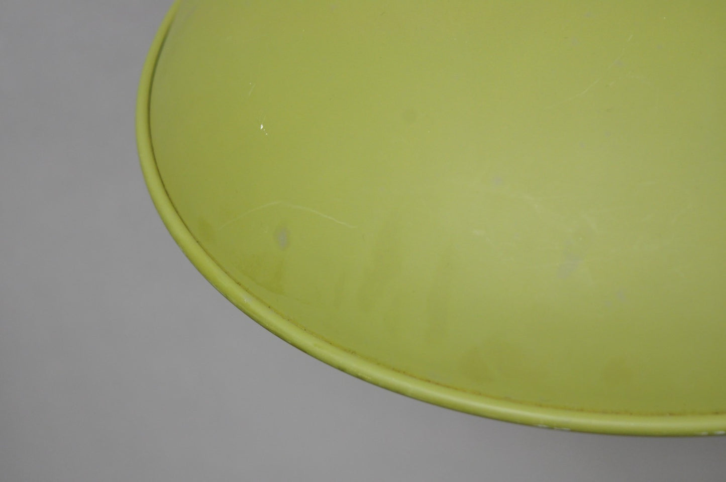 Vintage Mid Century Modern Avocado Green Adjustable Flying Saucer Floor Lamp