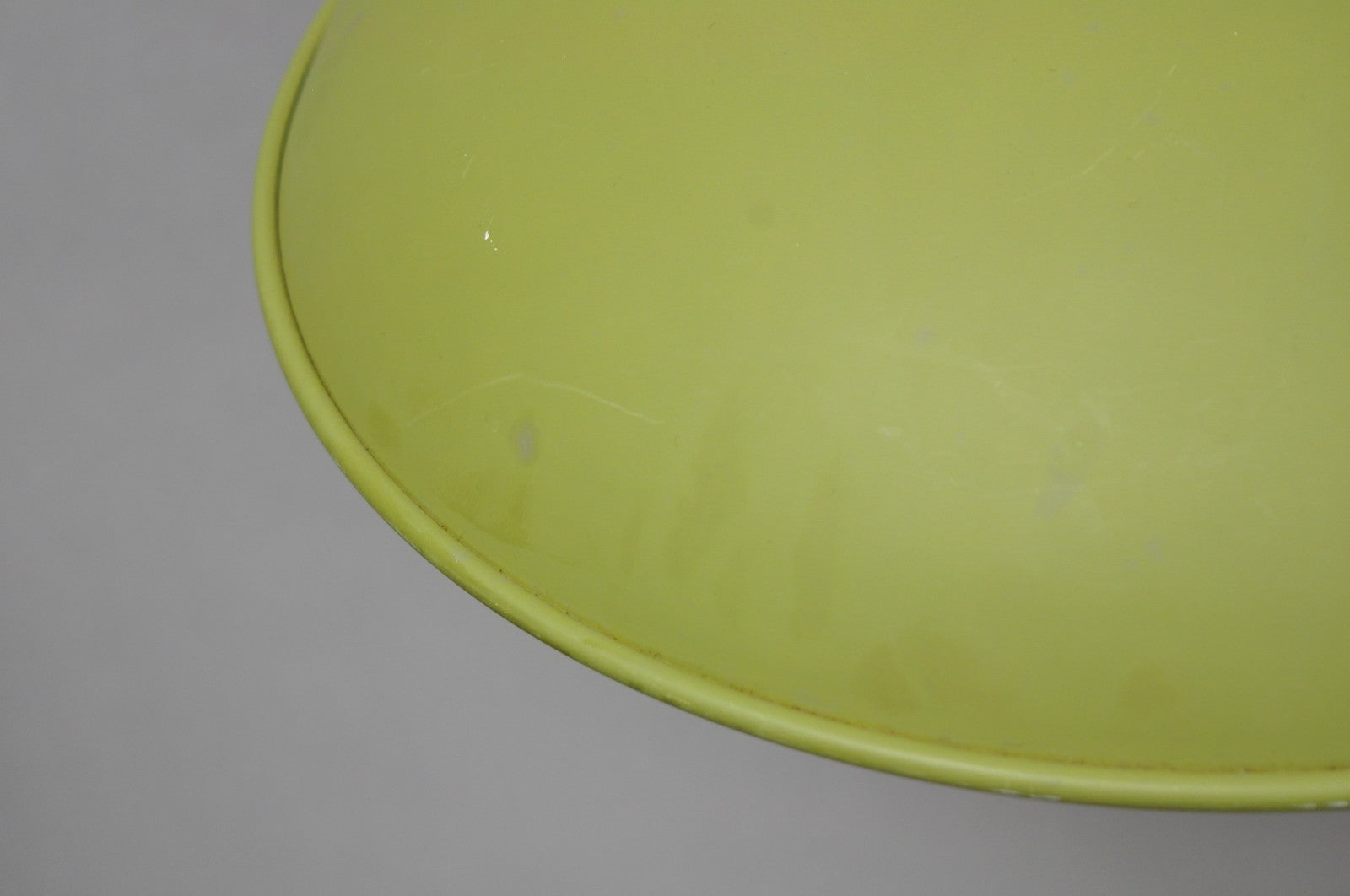 Vintage Mid Century Modern Avocado Green Adjustable Flying Saucer Floor Lamp