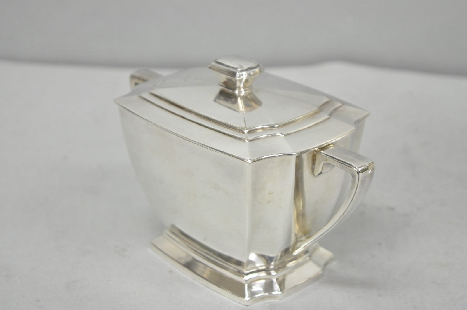 Antique 1847 Rogers Bros "Legacy" Art Deco Silver Plated Tea Set - 3 Pc Set