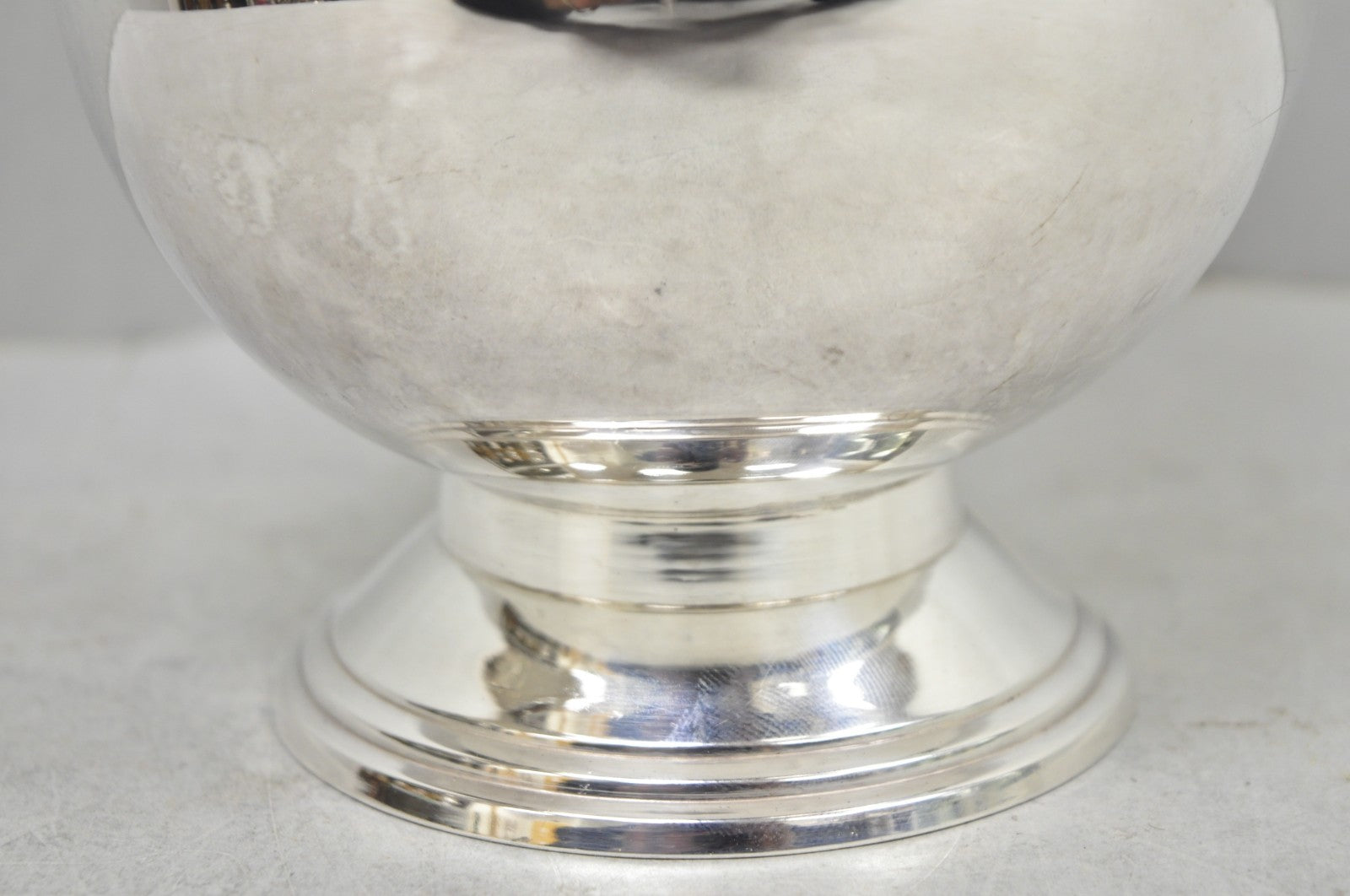 Vintage Leonard Victorian Silver Plated Small Ice Bucket Chiller w/ Handle