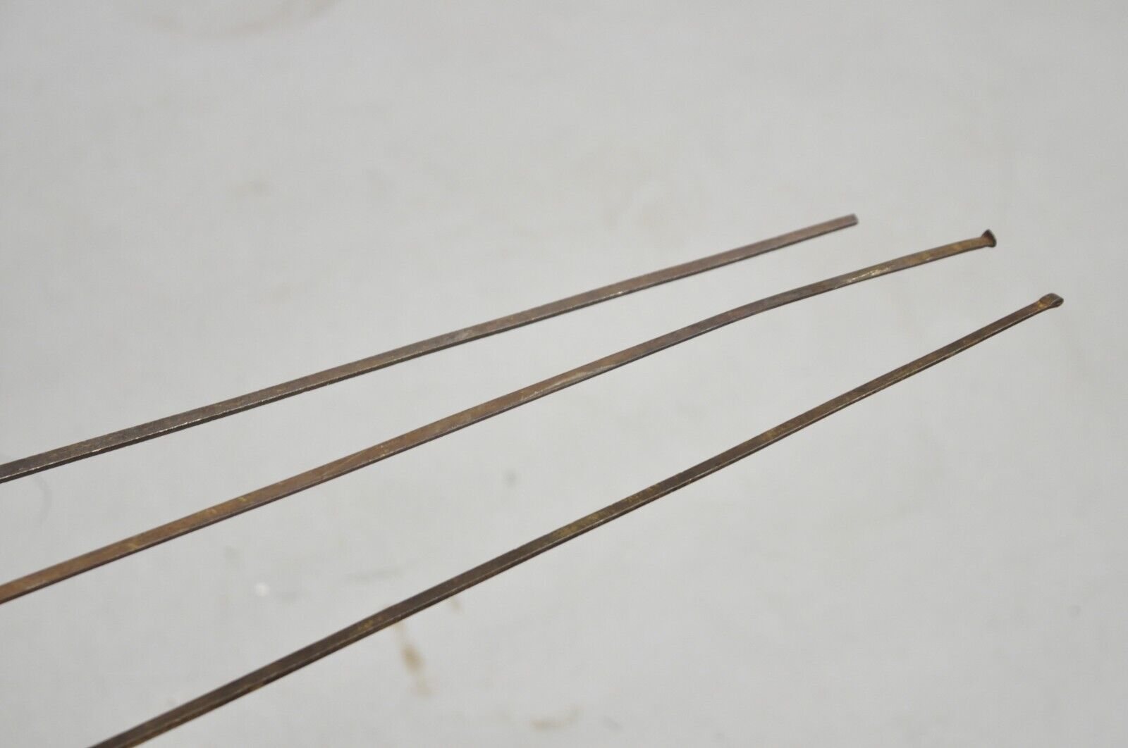 Vintage Metal Fencing Set 3 Swords and Leather Lined Face Mask - 4 Pcs