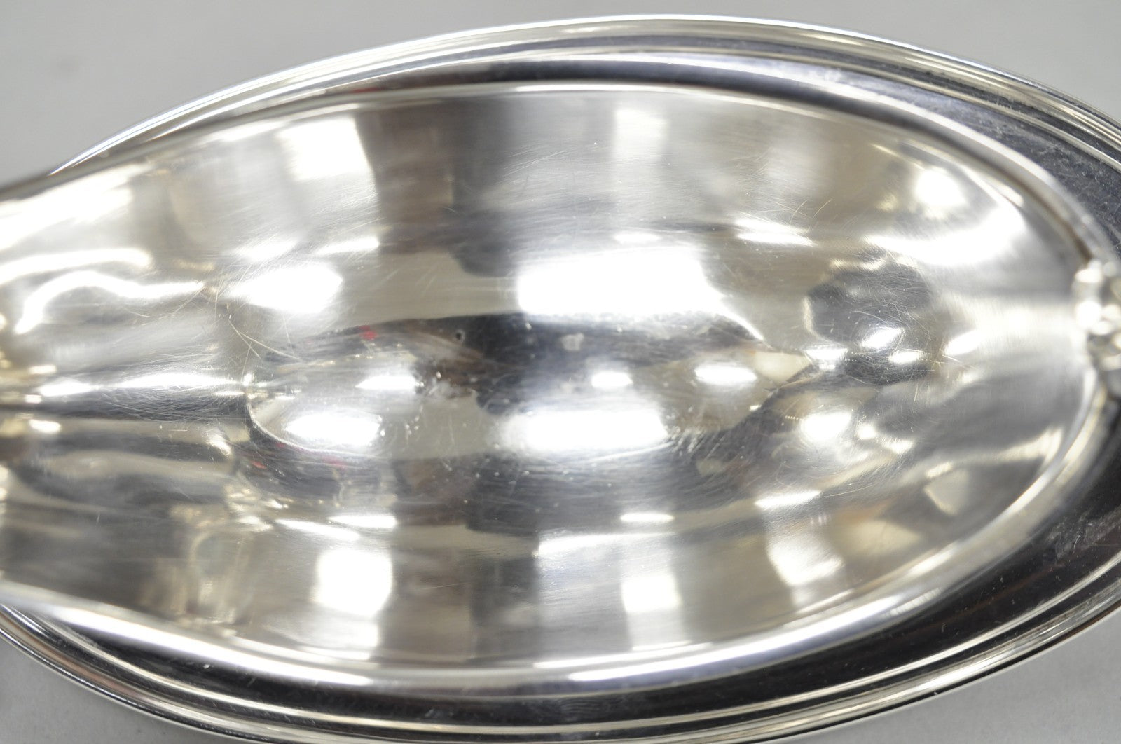 Vintage Gorham Y430 Victorian Silver Plated Gravy Sauce Boat w / Dish