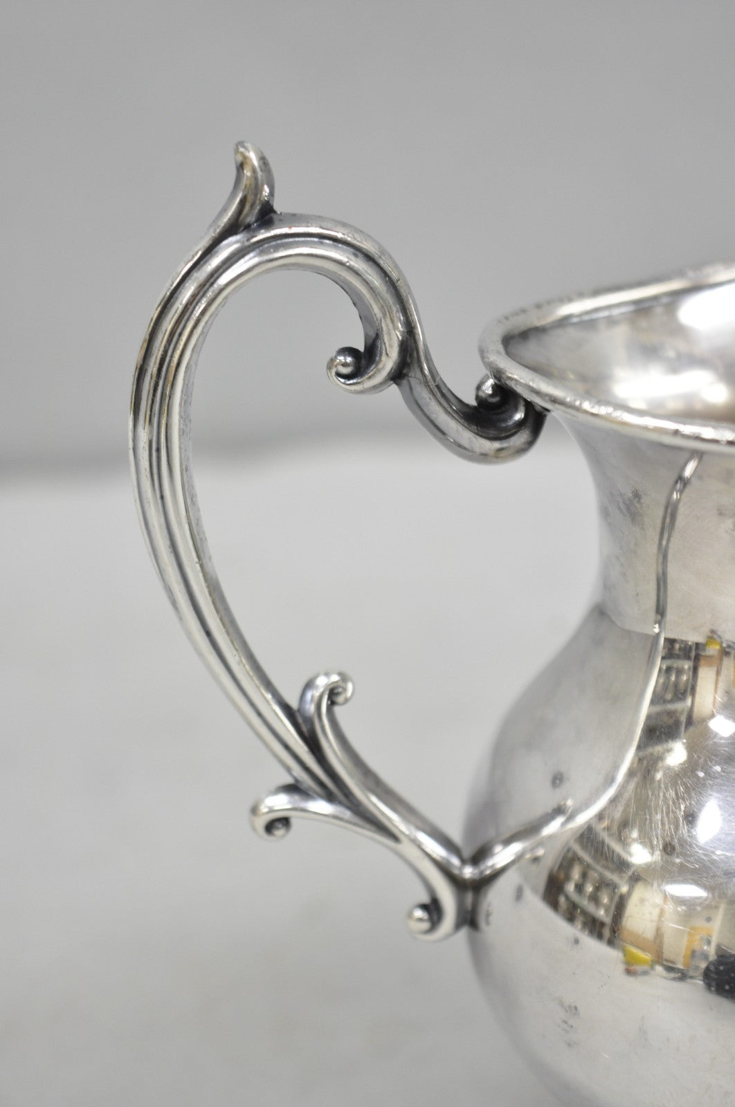 Vintage Victorian Silver Plated Small Coffee Creamer Pot by National 3002