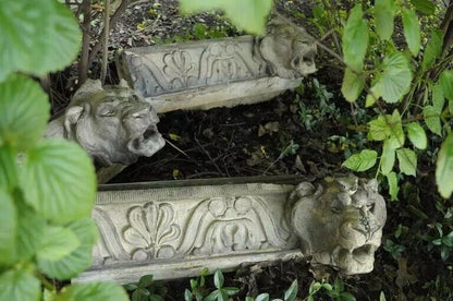 19th C. Terracotta Lion Head Regency Style Building Garden Architectural Element