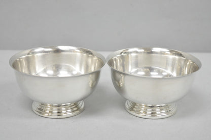 Vintage SSSC&BDS Car Club Silver Plated Award Footed Nut Bowl Dish - a Pair