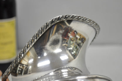 Vintage Victorian Silver Plated Melford Lemonade Water Pitcher with "S" Monogram