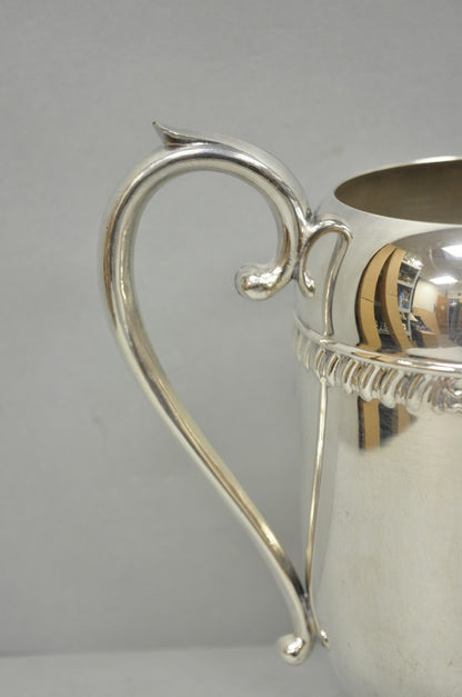 Vintage Sheridan Victorian Style Silver Plated Lemonade Beverage Water Pitcher