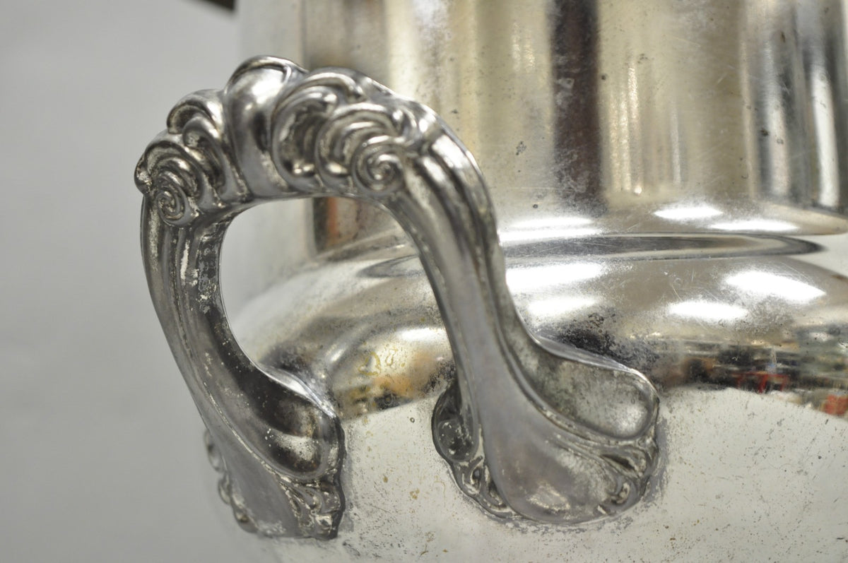Vintage Leonard Silver Plated Trophy Cup Urn Champagne Chiller Bar Ice Bucket