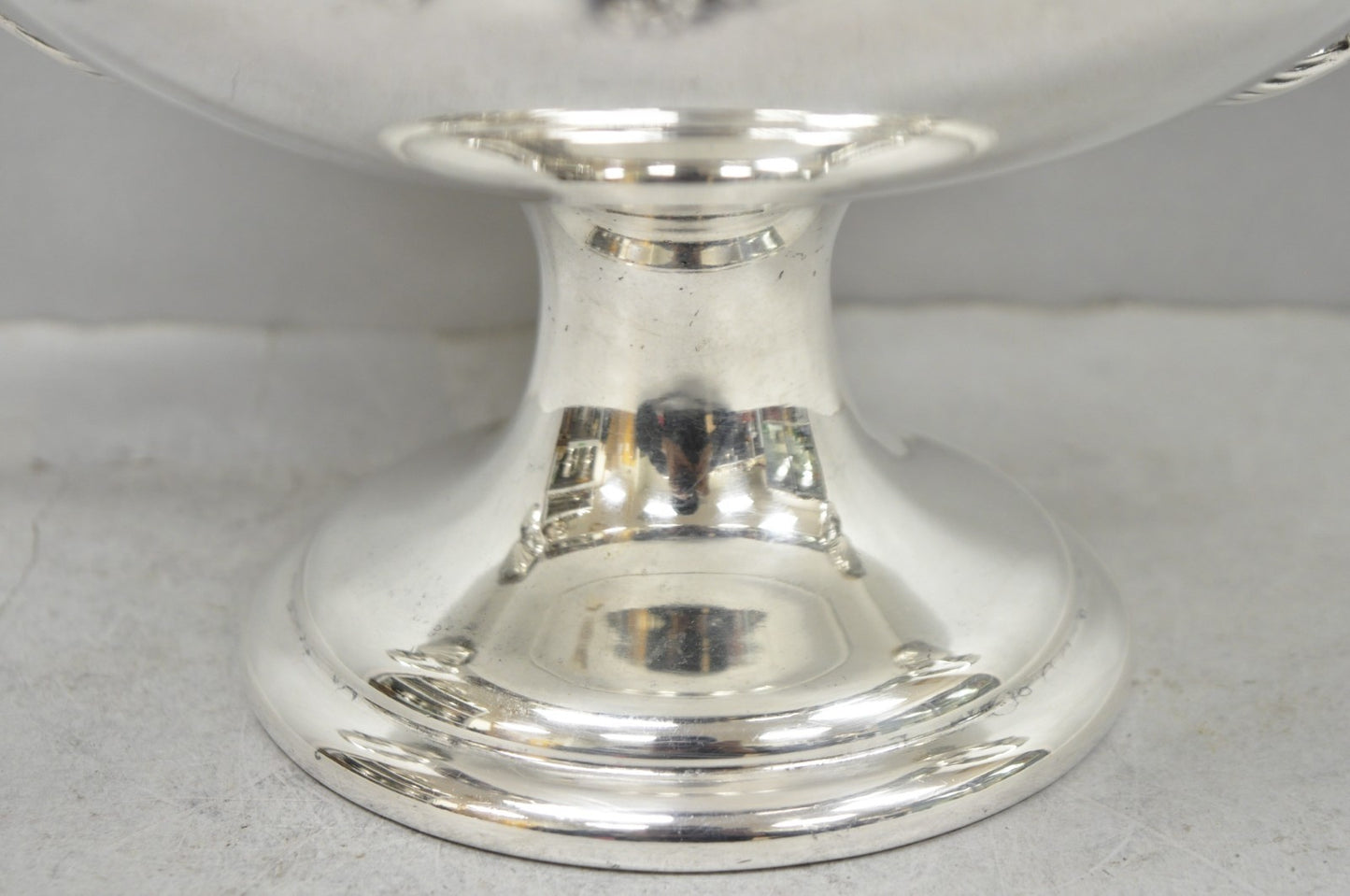 Vintage RS Co Sheffield Silver Plated Trophy Cup Pedestal Compote Fruit Bowl