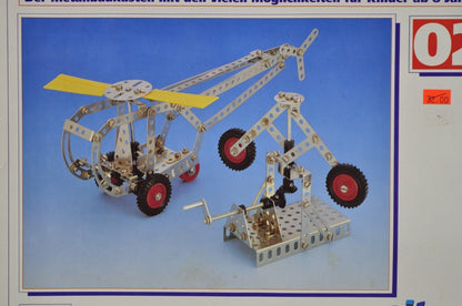 Vintage 1990s Eitech German Construction Model Erector Kit 02 Helicopter NOS