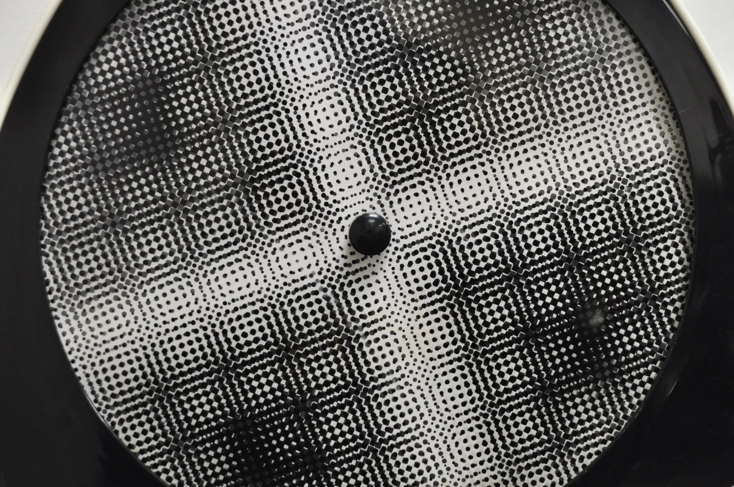 Vintage 1996 Rabbit Tanaka Lumaseries CyberSpace White Kinetic Wall Art